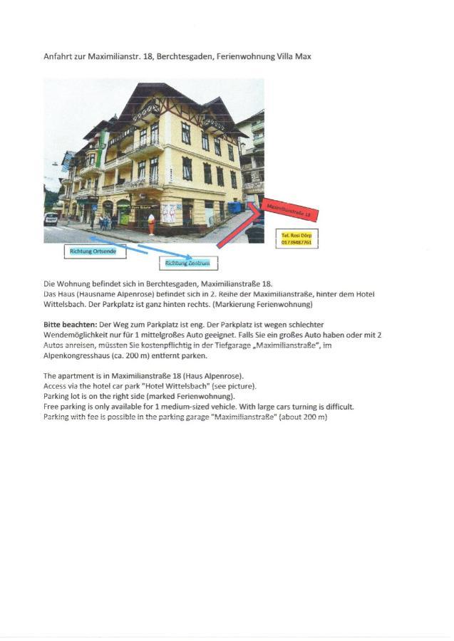 Villa Max Berchtesgaden Exterior foto